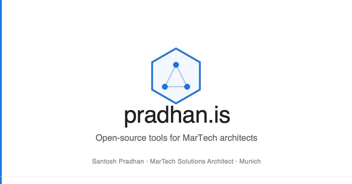 MarTech Stack Builder — Design Your Enterprise MarTech Architecture ...